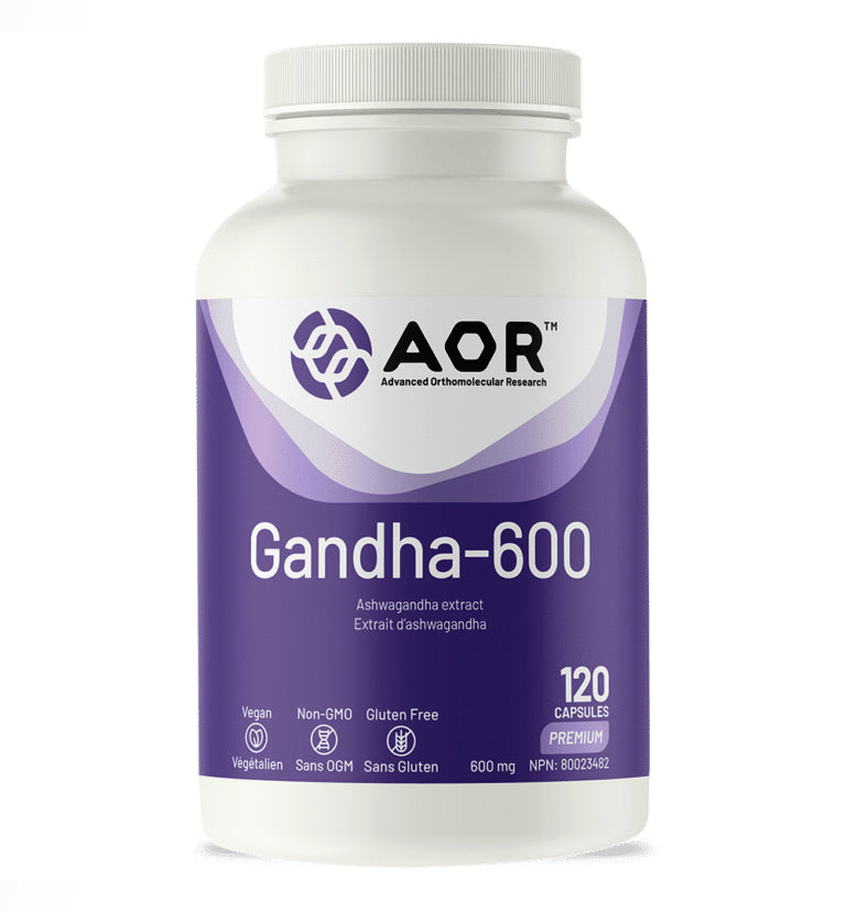 Gandha-600 (Ashwagandha) - AOR - 120 capsules